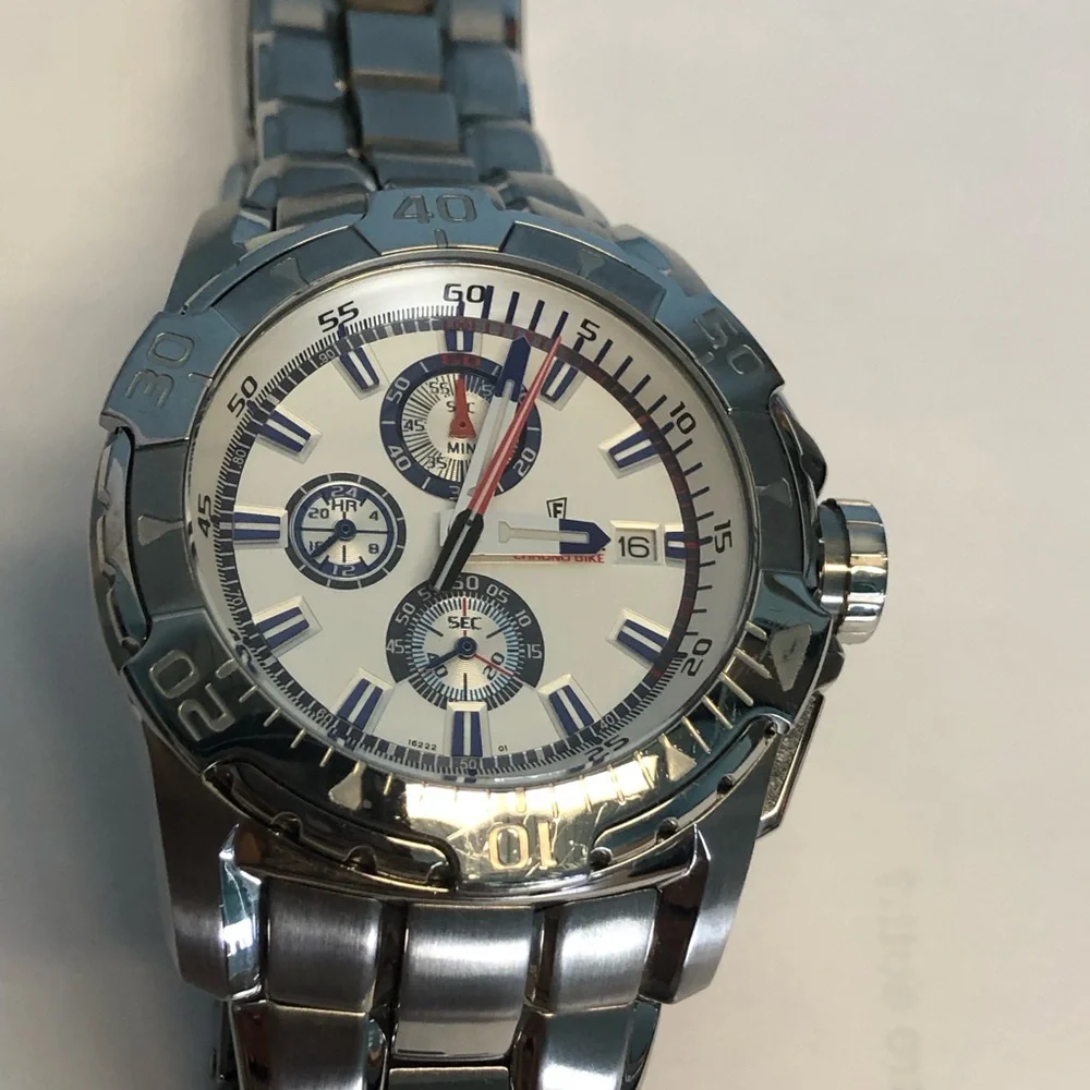 Stainless Steel Men’s Chronograph Festina Watch - Silver